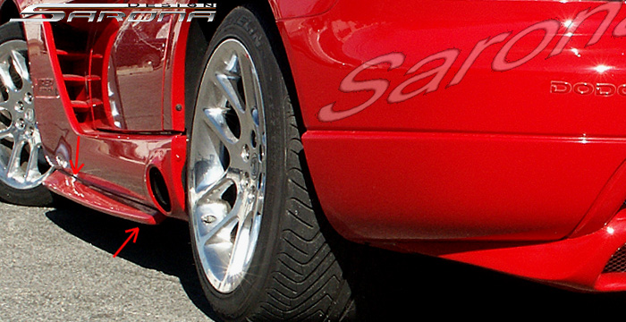 Custom Dodge Viper Side Skirts  Coupe (2003 - 2010) - $550.00 (Part #DG-004-SS)